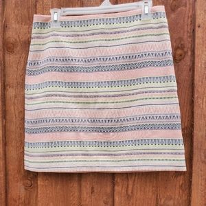 LOFT stitched skirt